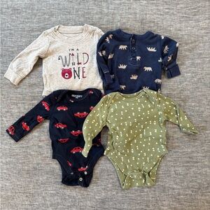 Carter’s & Old Navy long sleeve bodysuit bundle